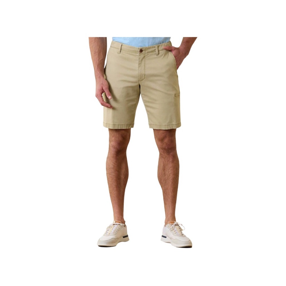 Tommy Bahamas.  Ivory Boracay Cargo Flat Front Six Pockets Short 36X10
